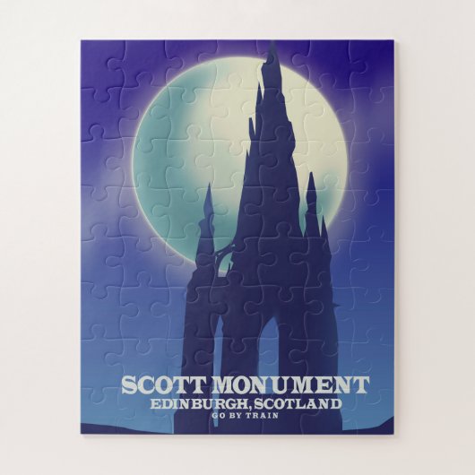 Puzzle Le monument Scott, Édimbourg, Écosse (Vertical)