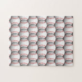 Puzzle Le Motif de baseball qui se superpose (Horizontal)