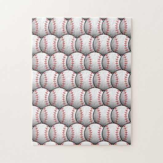 Puzzle Le Motif de baseball qui se superpose (Vertical)