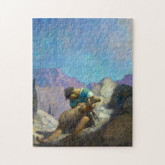 Puzzle Le mouton perdu par Newell Convers Wyeth (Vertical)