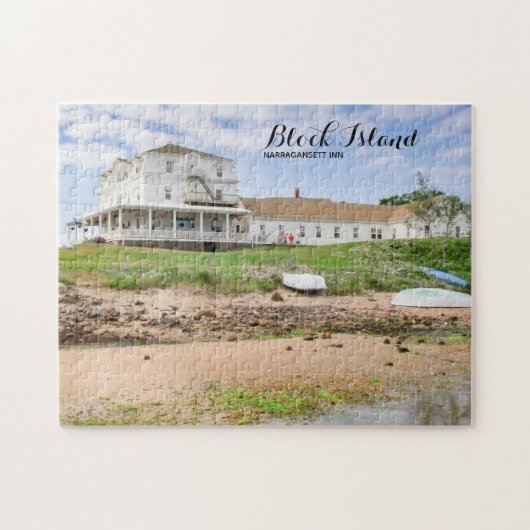 Puzzle Le Narragansett Inn sur Block Island, RI (Horizontal)