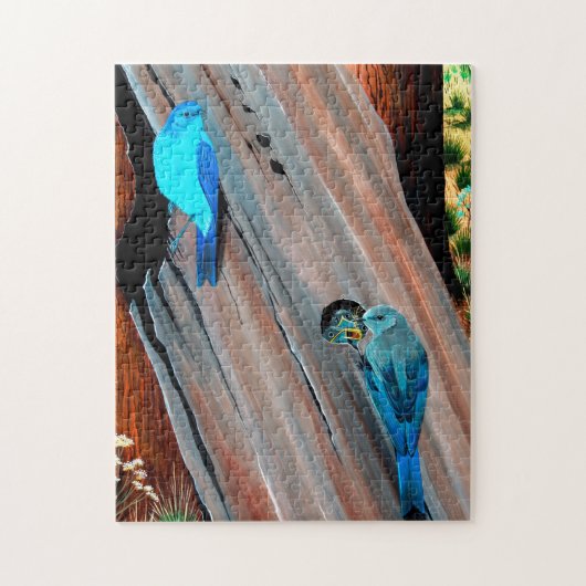 Puzzle Le nid de Bluebird (Vertical)