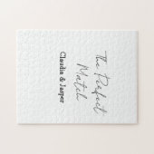 Puzzle Le nom parfait pour un couple simple de mariage (Horizontal)