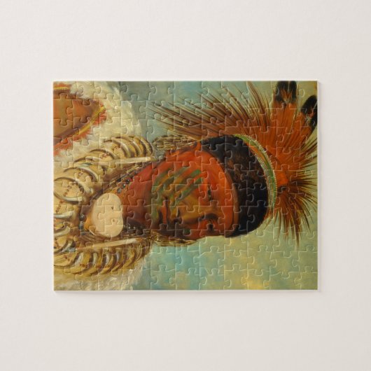 Puzzle Le nuage blanc, chef principal de l'Iowas (Horizontal)