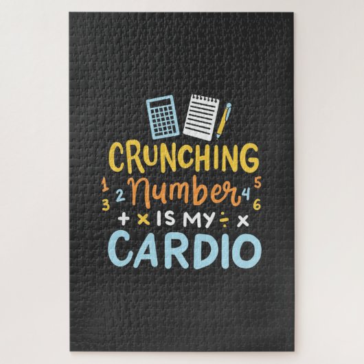 Puzzle Le Numéro D'Arrêt Comptable Est Mon Cardio (Vertical)