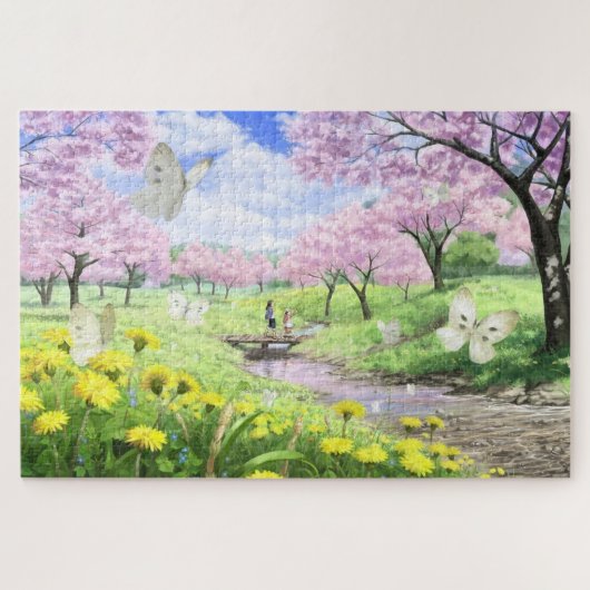 Puzzle Le Paradis de l'effervescence rose (Horizontal)