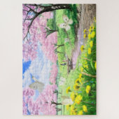 Puzzle Le Paradis de l'effervescence rose (Vertical)
