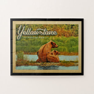 Puzzle Le parc national de Yellowstone soutient le cru
