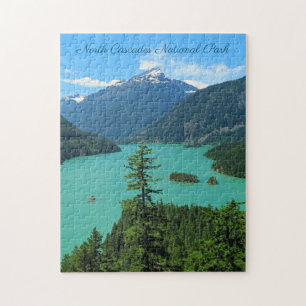 Puzzle Le paysage des lacs de montagne dans les Cascades 