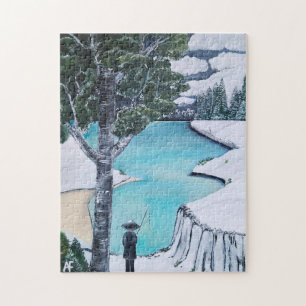 Puzzle Le pêcheur Peinture par Alfred Fox