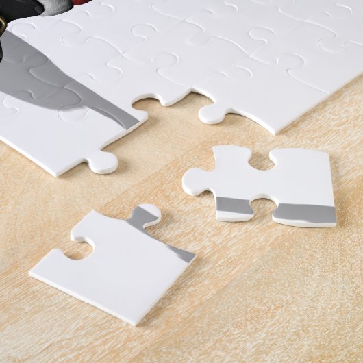 Puzzle Le Père Noël aime la Chouette des neiges (Côté)