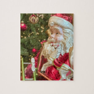 Puzzle Le Père Noël arrive en ville - 8x10 -110 pc