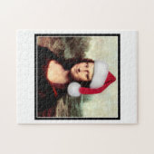 Puzzle Le Père Noël de Mona Lisa (Horizontal)