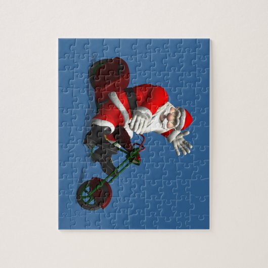 Puzzle Le Père Noël En Voyage (Vertical)