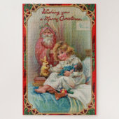 Puzzle Le Père Noël vous souhaite un joyeux Noël (Vertical)