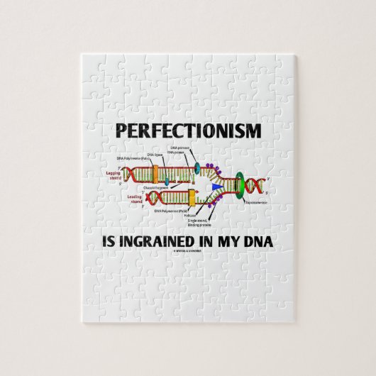 Puzzle Le perfectionnisme Ingrained en mon ADN (l'humour) (Vertical)