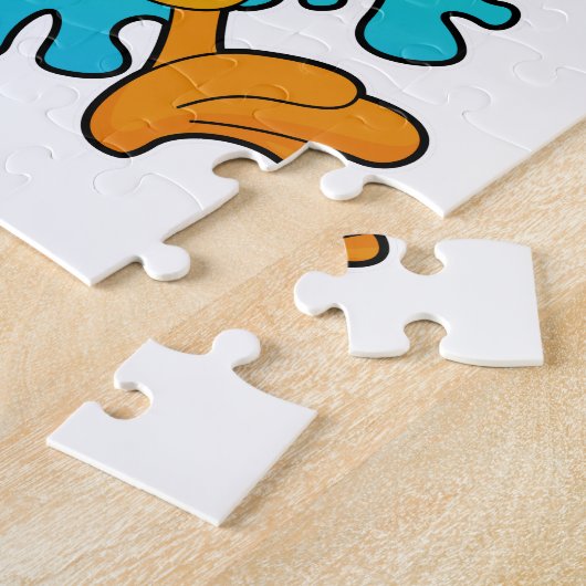 Puzzle Le perroquet comme pirate avec épée (Côté)