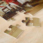 Puzzle Le petit déjeuner de chasse, Hall du célibataire, (Côté)