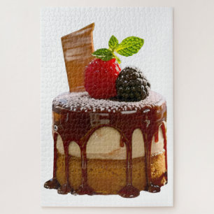 Puzzle Le petit dessert cylindrique élégant de SlipperyJo