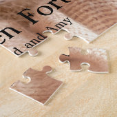 Puzzle Le Petit Lapin Est Arrivé Faire-part de naissance (Côté)