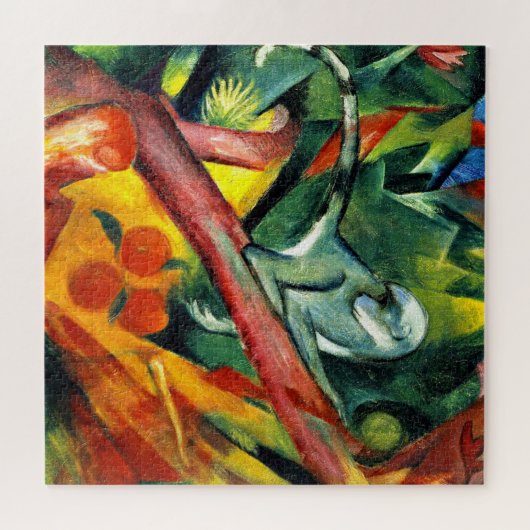 Puzzle Le petit singe par Franz Marc (Horizontal)