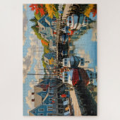 Puzzle Le Petit Village De Pêcheurs (Vertical)