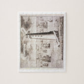 Puzzle Le phare d'Eddystone, gravé par Hendrick Hul (Vertical)