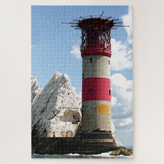 Puzzle Le phare d'Needles, Angleterre (Vertical)