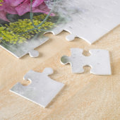 Puzzle Le plaisir du jardinier de manie de dahlia (Côté)