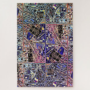 PUZZLE LE PLUS DIFFICILE POSTE D'ART MODERNE DU MONDE 197