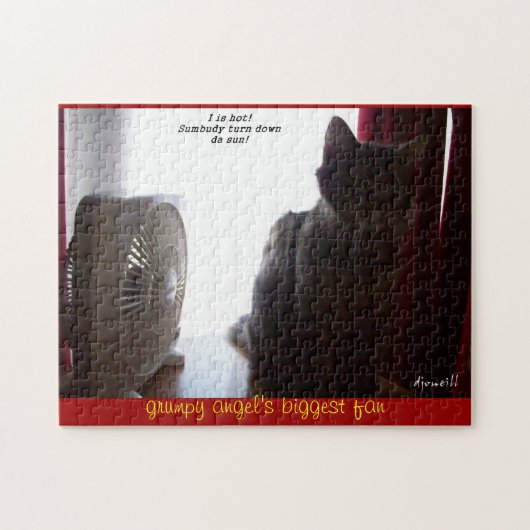 Puzzle Le plus grand fan de Grumpy Angel (Horizontal)