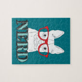 Puzzle Le plus intelligent Boston Terrier Noir et Blanc C (Horizontal)