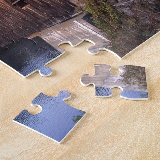 Puzzle Le plus long pont couvert des États-Unis (Côté)