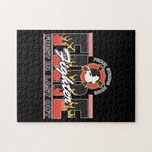 Puzzle Le pompier d'abord dedans, durent (Horizontal)