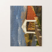 Puzzle Le pont couvert de Medora construit en 1875 (Vertical)