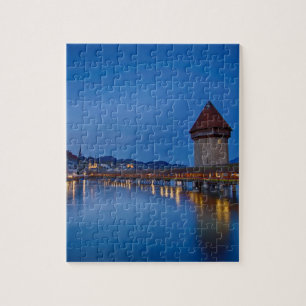 Puzzle Le pont de chapelle en luzerne
