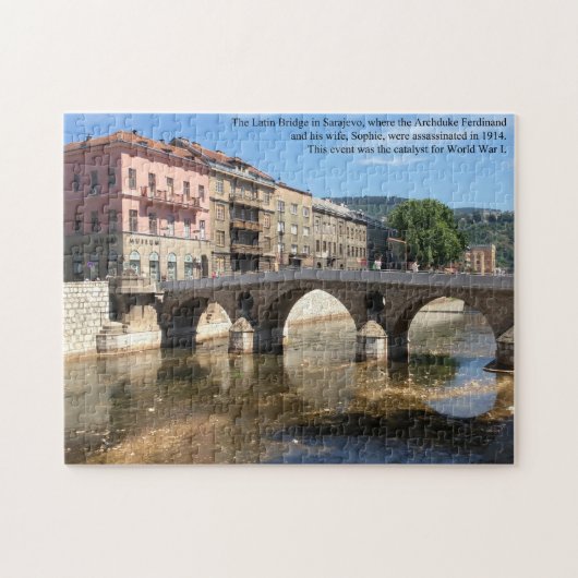 Puzzle Le pont latin Sarajevo Bosnie (Horizontal)