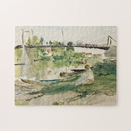 Puzzle Le Pont sur l'Oise | Berthe Morisot (Horizontal)