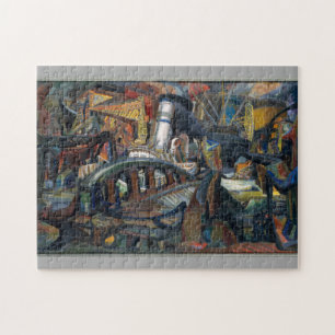 Puzzle Le port vers 1943 Josef Presser Art