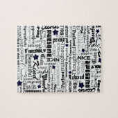 Puzzle Le positif exprime la typographie (Horizontal)