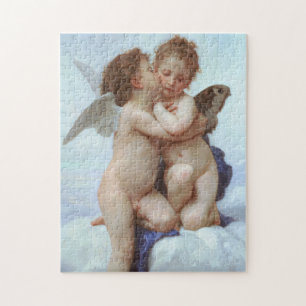 Puzzle Le premier baiser, Amor et Psyche, Bouguereau