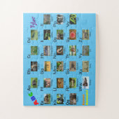 Puzzle Le premier casse-tête de l'enfant - ABC des animau (Vertical)