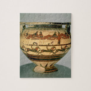 Puzzle Le premier noir-chiffre corinthien colonne-krater