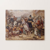 Puzzle Le premier Thanksgiving 1621 | c.1932 (Horizontal)