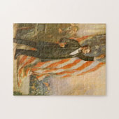 Puzzle Le Président américain vintage Independent d'Abe (Horizontal)