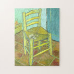 Puzzle Le président de Van Gogh - Vincent van Gogh<br><div class="desc">Van Gogh's Chair - Vincent van Gogh,  van,  vincent,  van gogh,  gogh,  chair,  fine art,  cool,  vieux,  maître,  chef-d'oeuvre,  fine,  impressionnisme,  peinture,  peinture,  vibrante,  saturée,  couleur,  belle,  belle,  qualité,  haute résolution,  paysage,  poste,  décoration,  couleurs,  paris,  france,  best-seller renouvelé,  coloré,  bon marché</div>