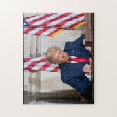 Puzzle Le président Donald J. Trump au bureau (Vertical)