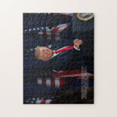 Puzzle Le Président Donald J. Trump Mt Rushmore Discours (Vertical)