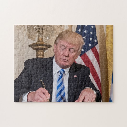 Puzzle Le Président Donald Trump (Horizontal)
