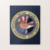 Puzzle Le président Donald Trump 2020 garde l'Amérique gr (Vertical)